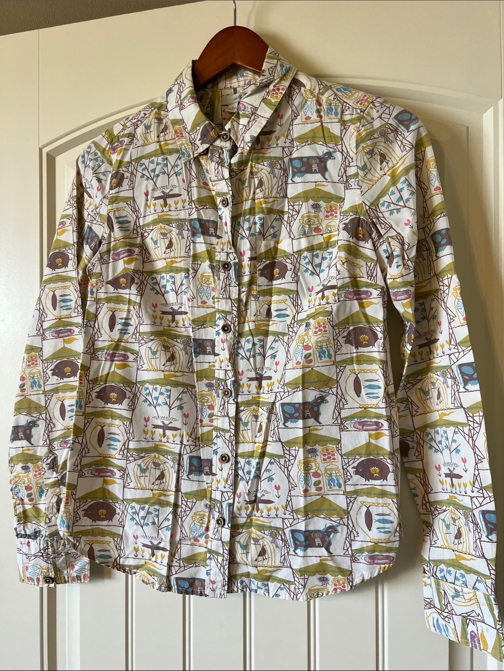 Anthropologie County Fair shirt size 4